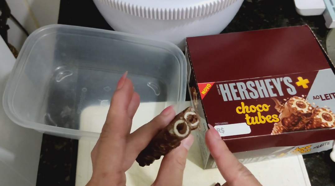 Pavê de Bombom com Hersheys Choco Tube: Receita Irresistível